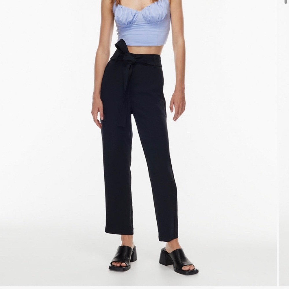 Aritzia front tie pants